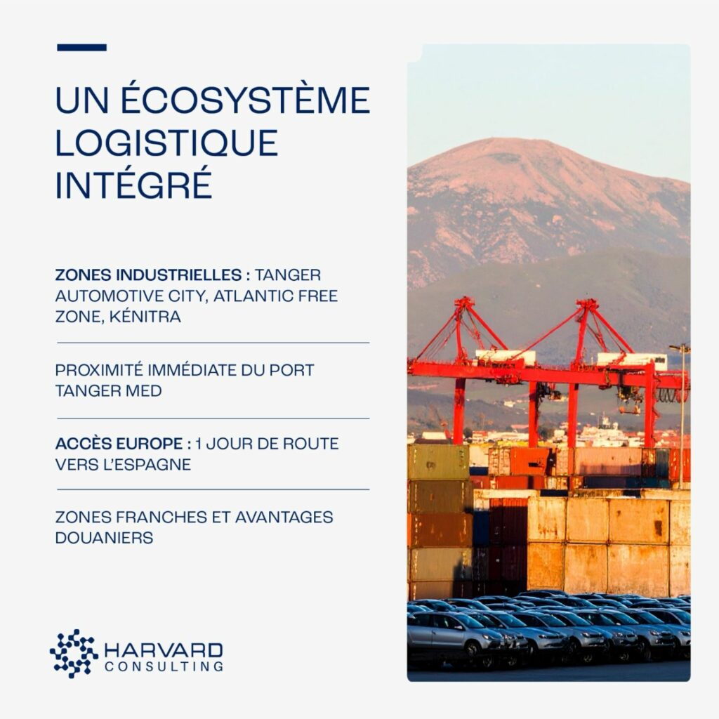 Port industriel marocain et données sur le secteur automobile au Maroc